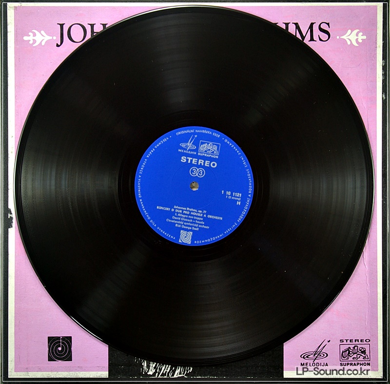 JOHANNES BRAHMS – VRCHOLNë KONCERTY	SUPRAPHON – 1 10 1121-23 3LP BOX