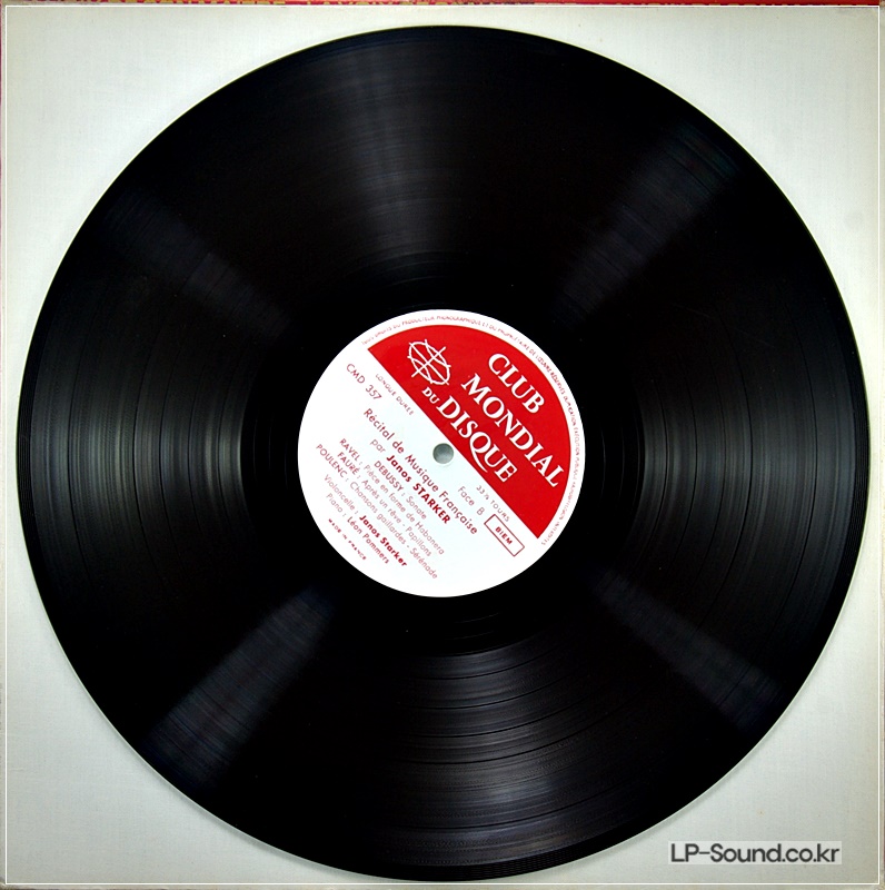 JANOS STARKER DEBUSSY RAVEL FAURE CMD 357 FRANCE