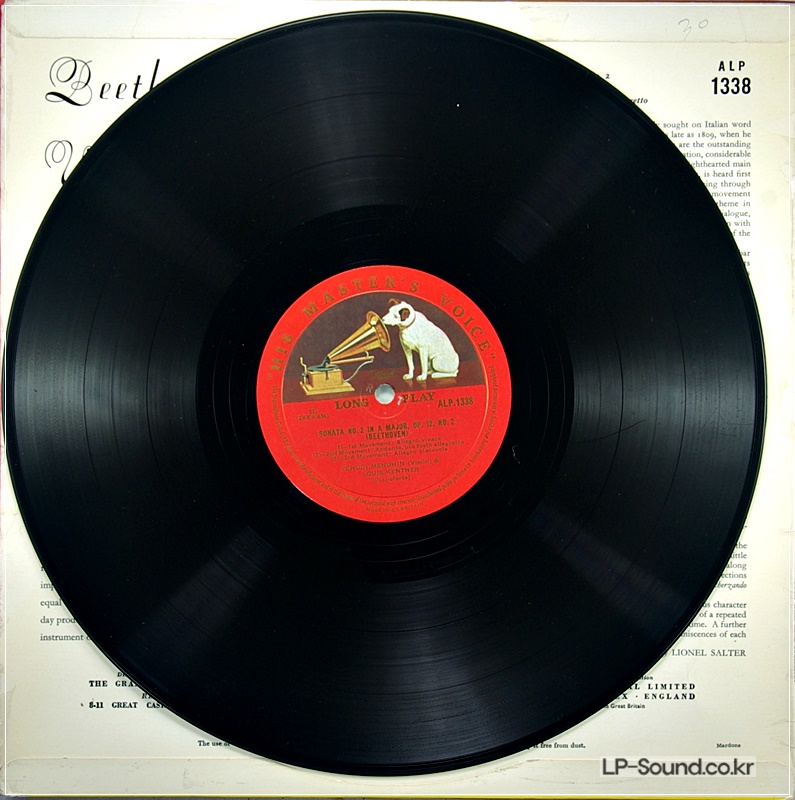 BEETHOVEN YEHUDI MENUHIN & LOUIS KENTNER ALP[ 1338