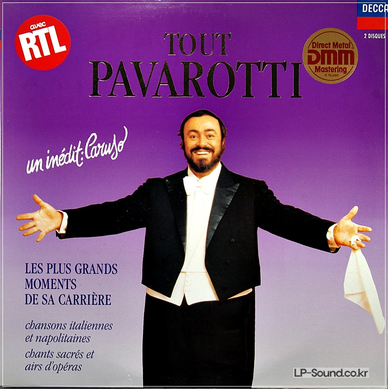 LUCIANO PAVAROTTI – TOUT PAVAROTTI	DECCA – 425 684-1  2LP