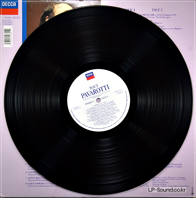 LUCIANO PAVAROTTI – TOUT PAVAROTTI	DECCA – 425 684-1  2LP