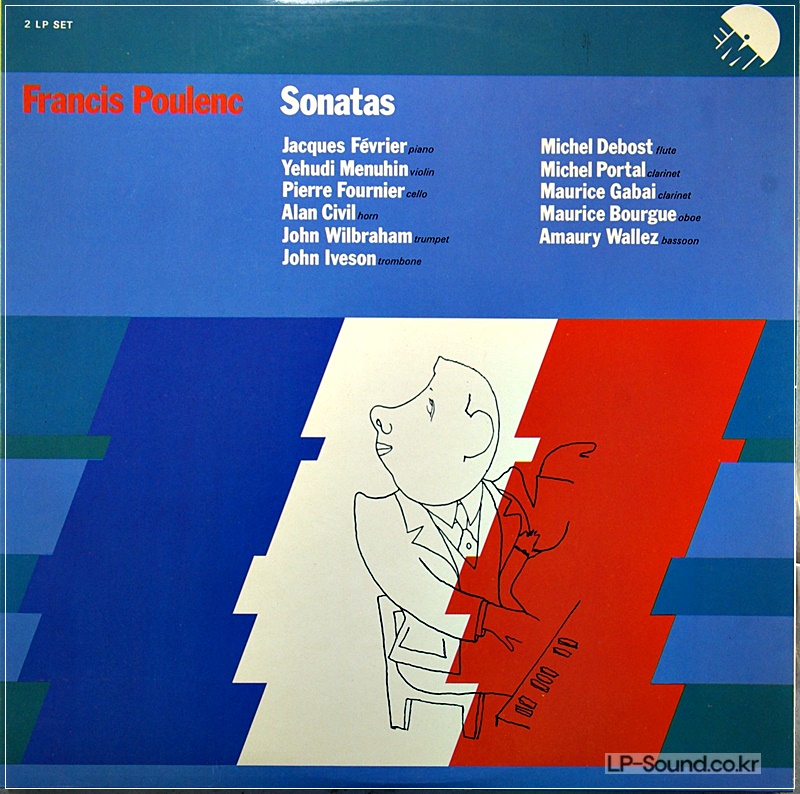 FRANCIS POULENC SONATAS 2 LP EMI EMSP 55