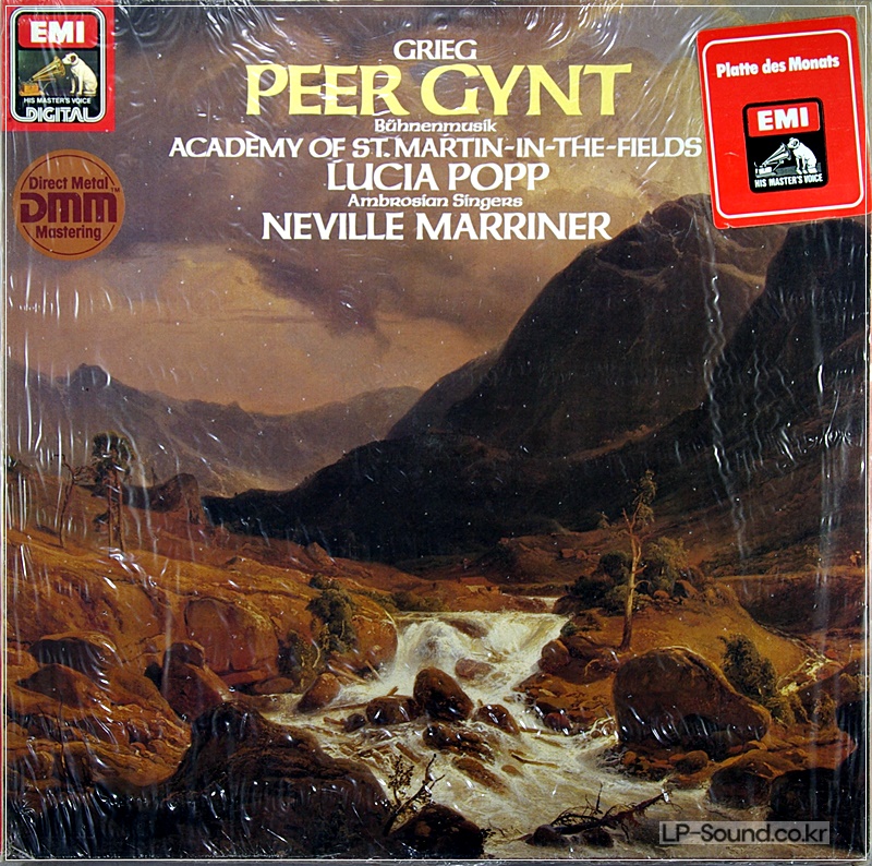 GRIEG - PEER GYNT / POPP / MARRINER / EMI 067-43 440 STEREO ED1 GERMANY SEALED