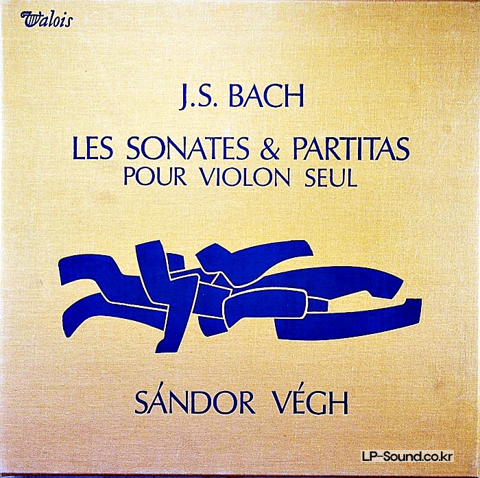 BACH SONATA PARTITAS VIOLIN SOLO SANDOR VEGH 3LP BOX