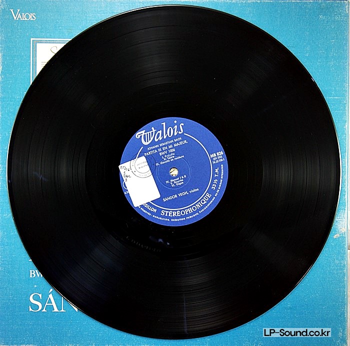 BACH SONATA PARTITAS VIOLIN SOLO SANDOR VEGH 3 LP BOX