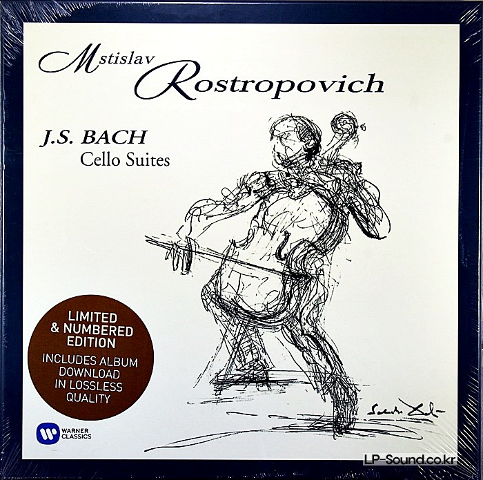 BACH - SUITES FOR UNACCOMPANIED CELLO BWV 1007-1012  NO OPEN