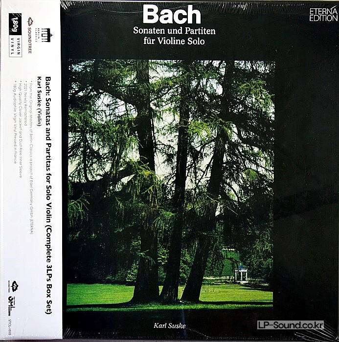 BACH SONATA & PARTITA FOR VIOLIN SOLO KARL SUSKE  ETERNA   STCL 1010   3LP