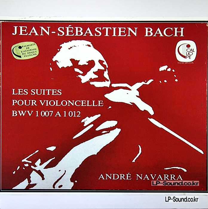 ANDRE NAVARRA BACH CELLO SUITES BWV 1007 1012 FRENCH ORIGINAL CALLIOPE 3 LP