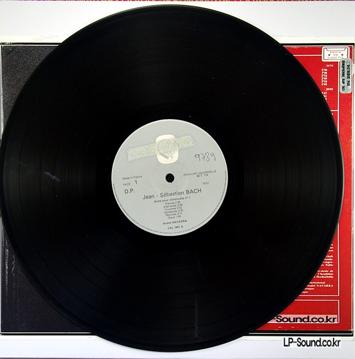 ANDRE NAVARRA BACH CELLO SUITES BWV 1007 1012 FRENCH ORIGINAL CALLIOPE 3 LP