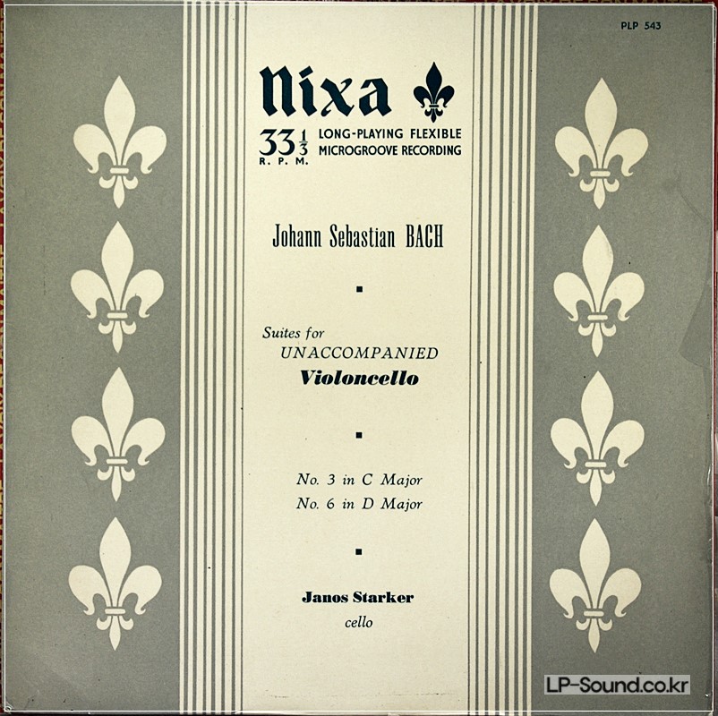 JANOS STARKER SOLO CELLO ORIG PLP 543