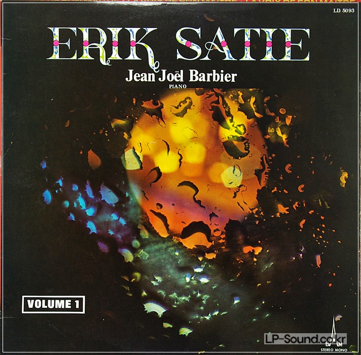 ERIK SATIE/JEAN JOëL BARBIER*–ERIK SATIE VOLUME 1