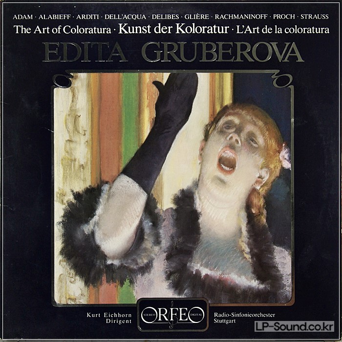 EDITA GRUBEROVA - KUNST DER KOLORATUR L'ART DE LA COLORATURA CONCERT ORFEO