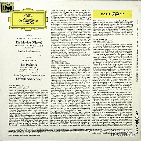 SMETANA: DIE MOLDAU (VLTAVA) • LISZT: LES PRéLUDES 10