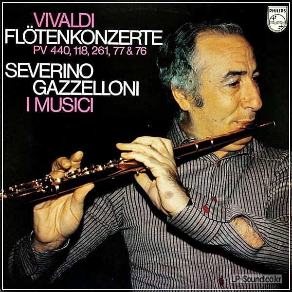 VIVALDI / SEVERINO GAZZELLONI / I MUSICIANS - FLOTENCONCERTE PV 140, 203, 80