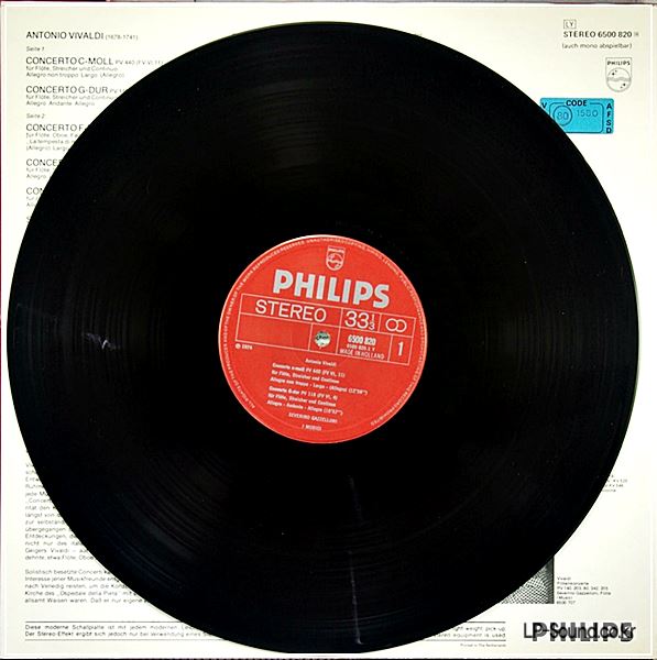 VIVALDI / SEVERINO GAZZELLONI / I MUSICIANS - FLOTENCONCERTE PV 140, 203, 80