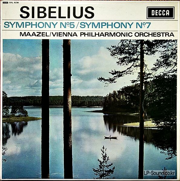 SIBELIUS - SYMPHONY NO. 5 & 7 VIENNA PO, MAAZEL - UK DECCA SXL 6236
