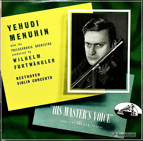 BEETHOVEN VIOLIN CONCERTO MENUHIN,FURTWANGLER HMV ALP 1100