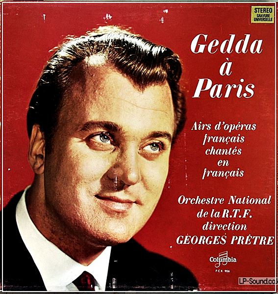 GEDDA A' PARIS. NICOLAI GEDDA / PRETRE ONRF  CCA 906