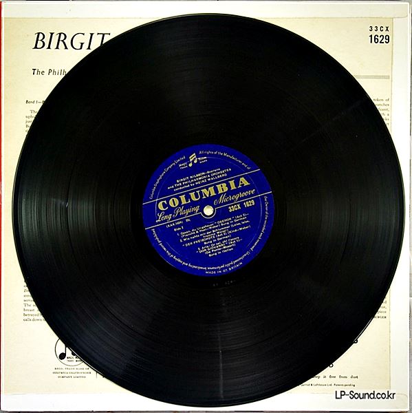 BIRGIT NILSSON BEETH & WEBER ORIG 33CX 1629