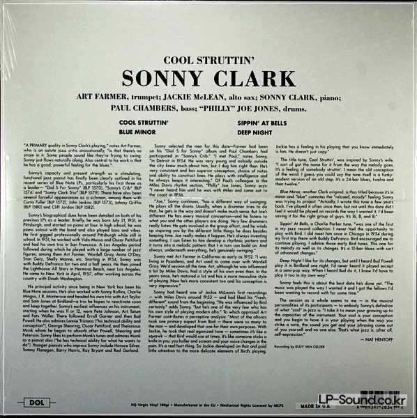 COOL STRUTTIN / SONNY CLARK 180G