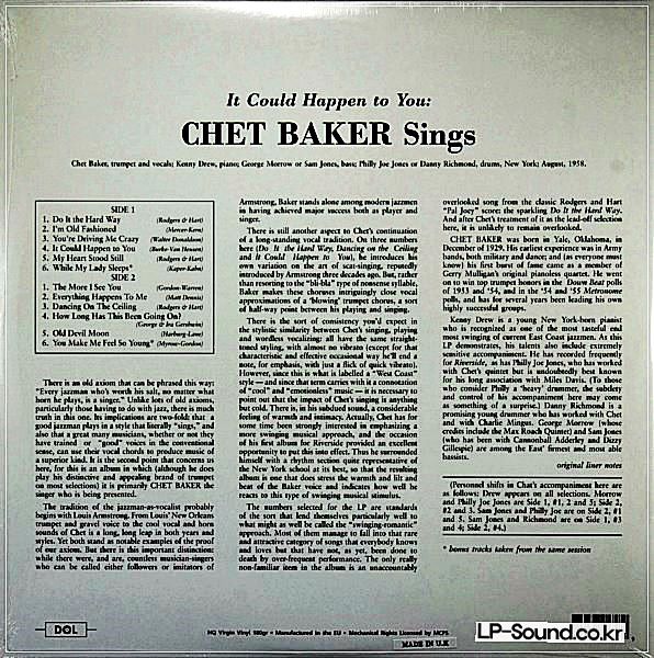 CHET BAKER SINGS  DOL