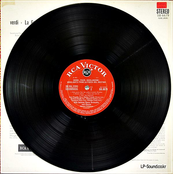 PRICE VERDI LA FORZA DEL DESTINO HIGHLIGHTS SEALED LP RCA LSC-2838