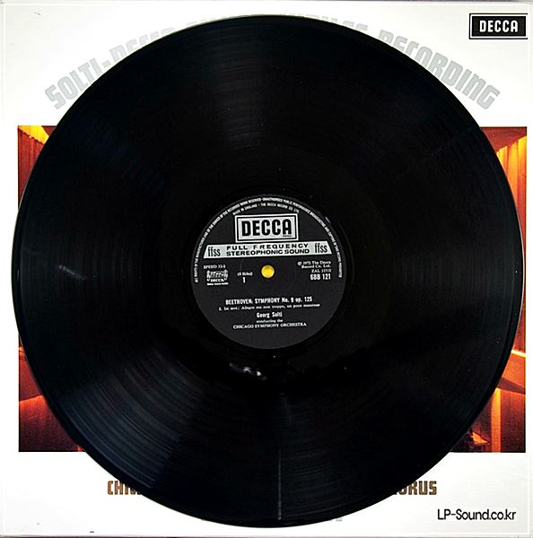 BEETHOVEN / SYMPHONY NO.9 / SOLTI / DECCA 2LP BOX