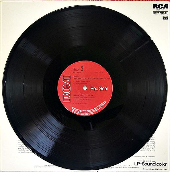 DVORAK: CONCERTO FOR CELLO LYNN HARRELL RCA