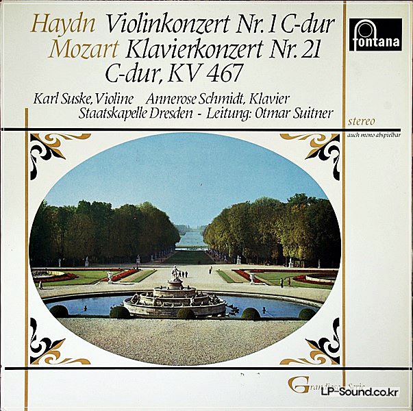 SUSKE: HAYDN VIOLIN CTO NO. 1 + SCHMIDT MOZART K. 467 - FONTANA 894 046 ZKY