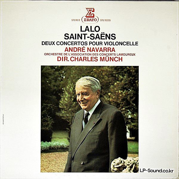 LALO, SAINT-SAENS CELLO CONERTO OP. 33 / ANDRE NAVARRA, CELLO