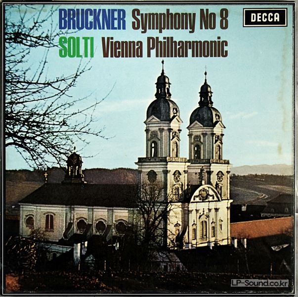 BRUCKNER SYMPHONY NO. 8 GEORG SOLTI DECCA 2XLP SET 335-6