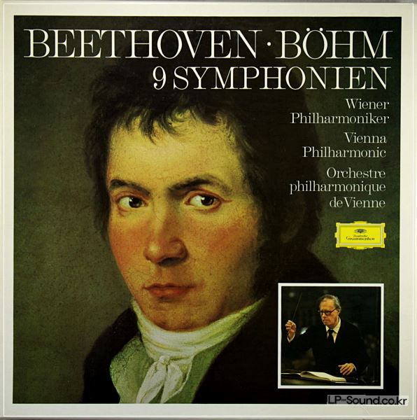 BEETHOVEN BOHM, 9 SYMPHONIEN VIENNA PHILHARMONIC 9 LPS VINYL BOX SET