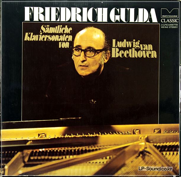 BEETHOVEN PIANO SONATAS  GULDA  AMADEO STEREO  11LP BOX