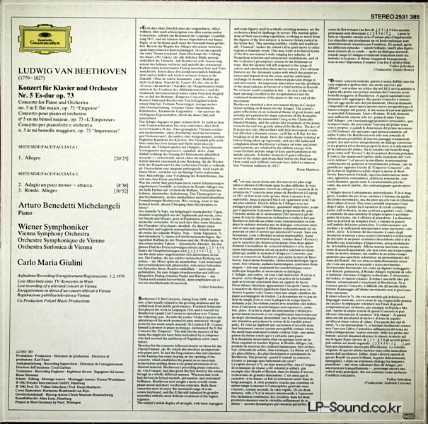 BEETHOVEN ...CONCERTO NO5 