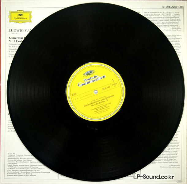 BEETHOVEN ...CONCERTO NO5 