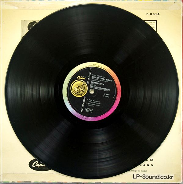 GOLDMARK: VIOLIN CONCERTO - NATHAN MILSTEIN **CAPITOL P 8414