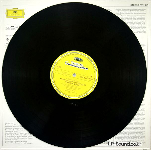BEETHOVEN - PIANO SONATAS NO.21&23 **EMIL GILELS DG 2531 143