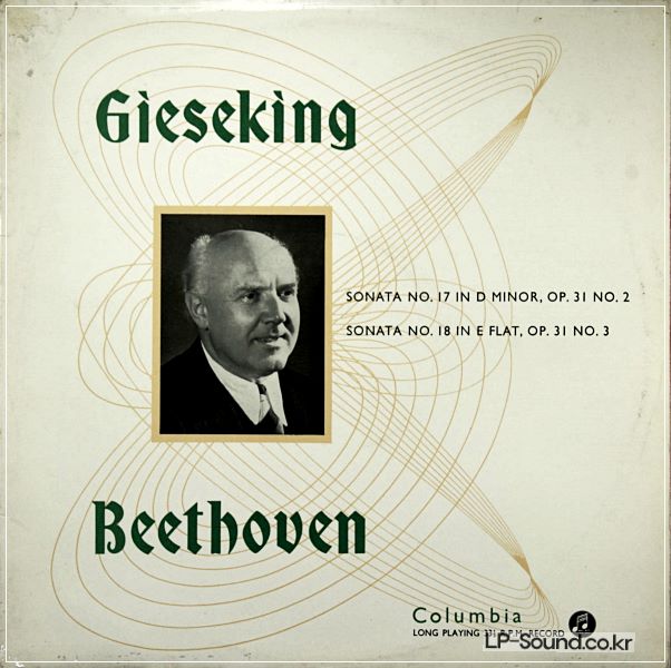 BEETHOVEN - PIANO SONATAS - WALTER GIESEKING 33CX 1417