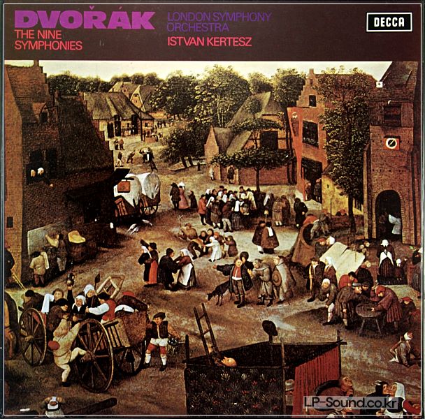 DVORAK THE NINE SYMPHONIES LSO KERTESZ 7LPS. DECCA SXLD 6515-21