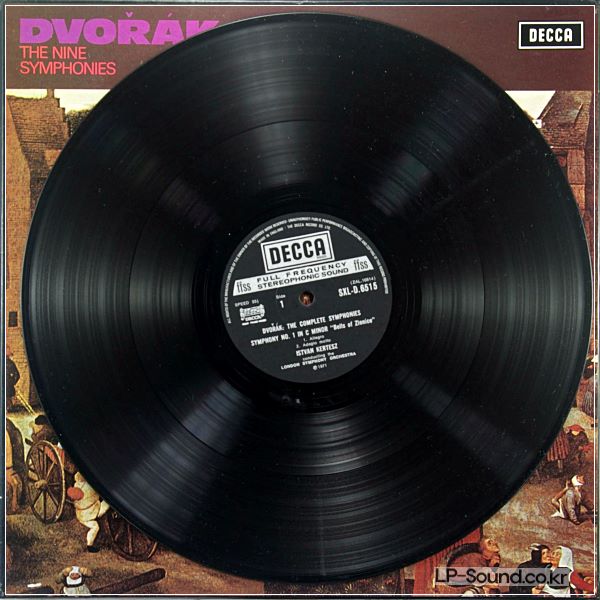 DVORAK THE NINE SYMPHONIES LSO KERTESZ 7LPS. DECCA SXLD 6515-21
