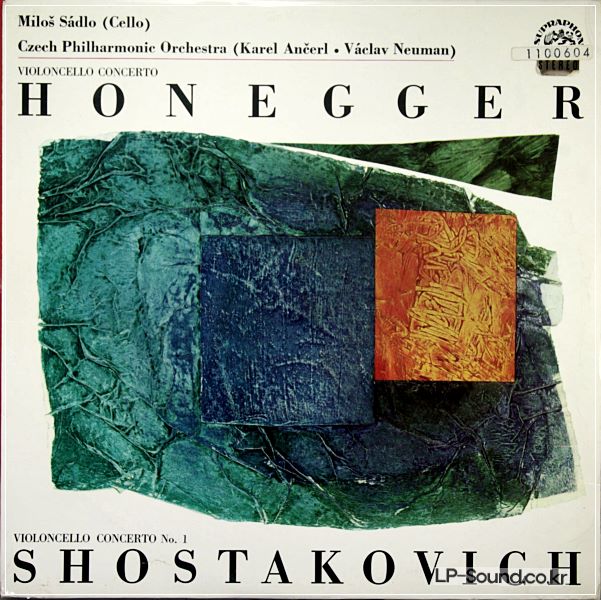 HONEGGER SHOSTAKOVICH MILOS SADLO KAREL ANCERL SUPRAPHON 1100604