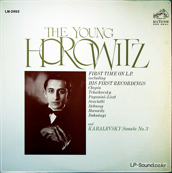 VLADIMIR HOROWITZ LP THE YOUNG SEALED ORIGINAL RCA LM 2993