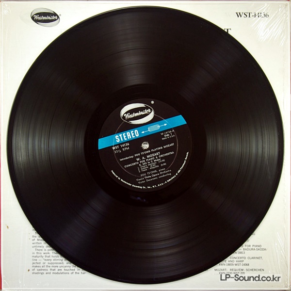 FOU TS'ONG PIANO MOZART CONCERTO K503 & K595 WESTMINSTER STEREO WST-14136