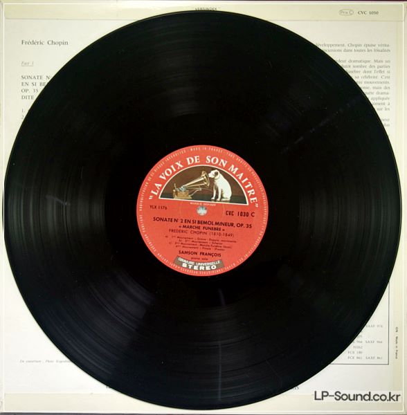 CHOPIN SONATE N°2 & 3 SAMSON FRANCOIS CVC 1030 STEREO