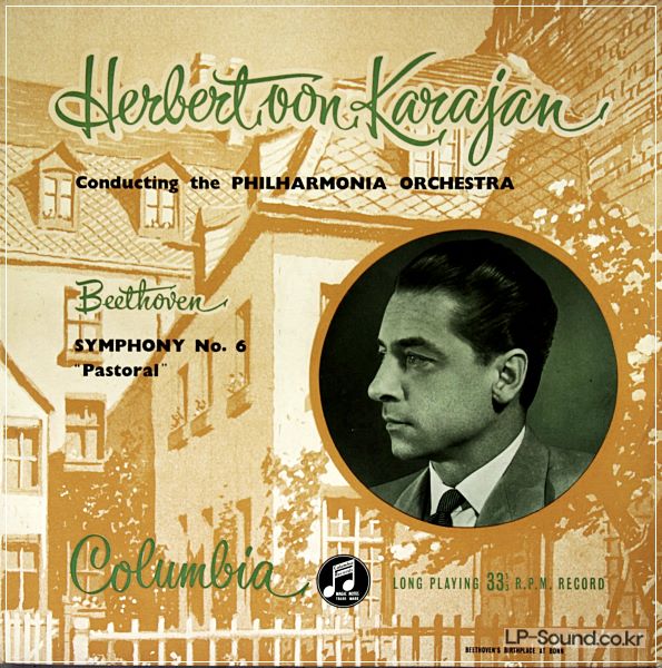 BEETHOVEN SYMPHONY NO 6 PASTORALKARAJAN  33CX 1124