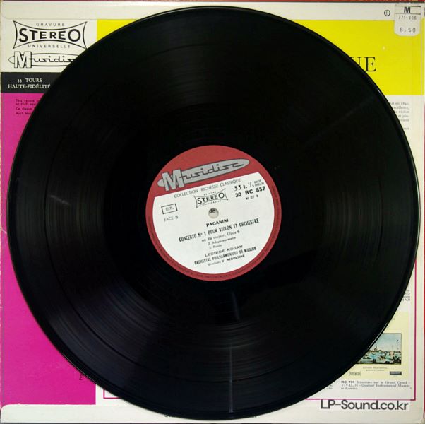 PAGANINI VIOLIN CONCERTO N°1 LEONID KOGAN VASSILI NEBOLSIN MUSIDISC RC 857