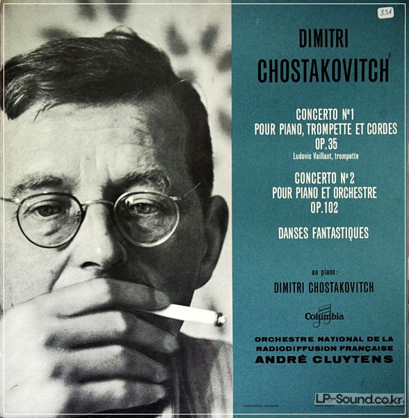 SHOSTAKOVICH  CLUYTENS - LUDOVIC VAILLANT  COLUMBIA FCX 769