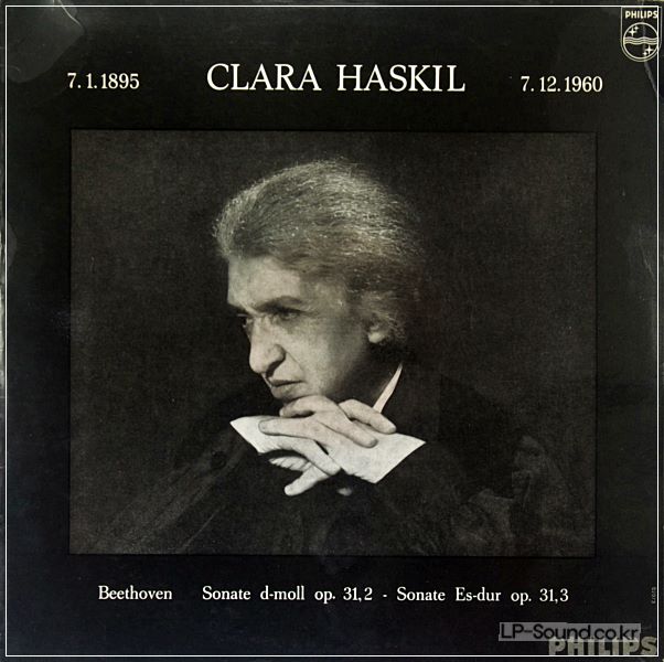 BEETHOVEN  SONATA  SCLARA HASKIL PHILIPS A 02072 L