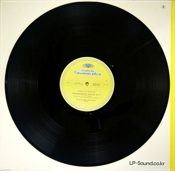 BEETHOVEN SONATA NO. 4ARTURO BENEDETTI MICHELANGELI DG 2530 197
