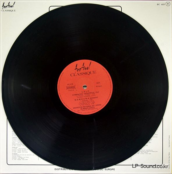 LALO/ NAMOUNA - CHRISTIAN FERRAS VIOLIN - FESTIVAL CLASSIQUE FC 415